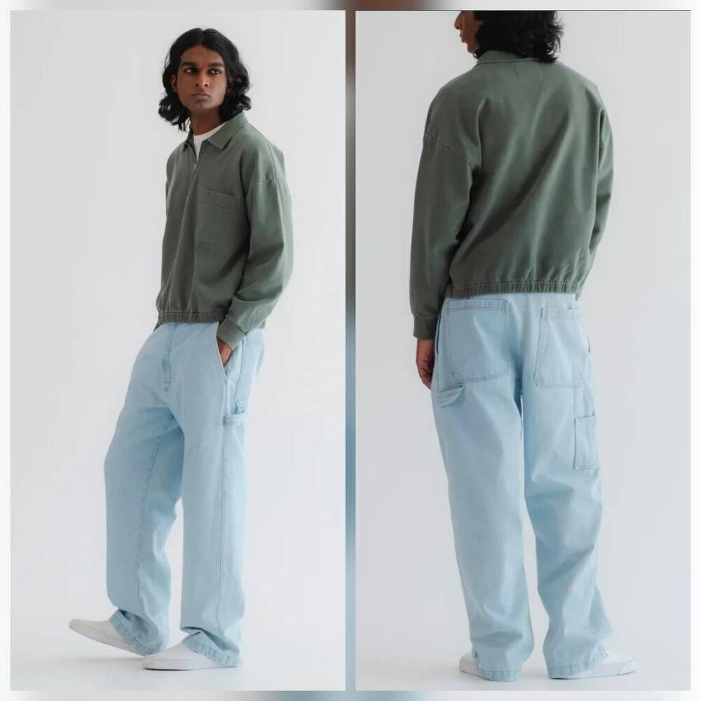 Eat Dust One for the Road Oakland Chino Cargo Jeans Sz. 32